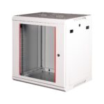 Lande 12U 19" Duvar Tipi Rack Kabinet – Genişlik: 600 mm | Derinlik: 450 mm – Açık Gri