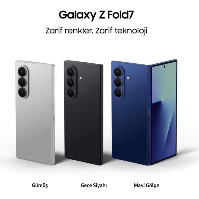 Samsung Galaxy Z Fold7 512 GB 12 GB Ram (Samsung Türkiye Garantili) Gölge Mavisi - Görsel 2