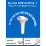 Hoppo Xmia Ipl Lazer Epilasyon Cihazı 999.999 Atım 9 Kademe Ultra Güçlü - Görsel 5