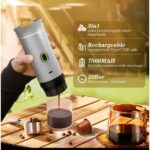 Mochiron Taşınabilir Espresso Kahve Makinesi Şarjlı Kapsül ve Öğütülmüş Kahve ile uyumlu. - Görsel 3