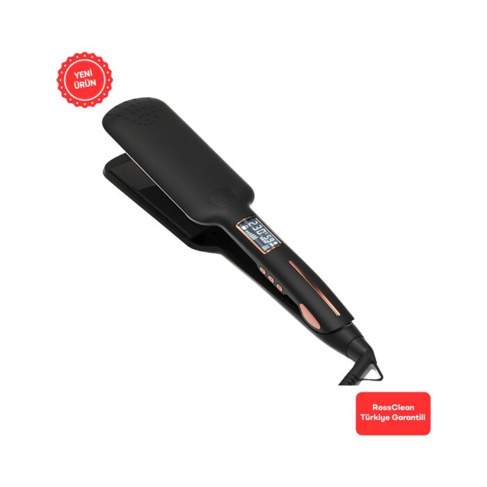 110001098041851.jpg RossClean Favored Star 2 Pro LED Ekranlı Geniş Plaka Saç Düzleştirici - Görsel 1