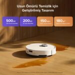 Roborock S8 Pro Plus Akıllı Robot Süpürge - Beyaz - Görsel 4