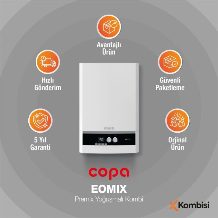 Copa Eomix 20 Kw Yoğuşmalı Kombi - Görsel 3