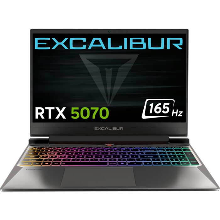 Casper Excalibur G870 Intel Core i7 13620H 32GB 1TB SSD RTX5070 Freedos 15.6" 165Hz Taşınabilir Bilgisayar G870.1362-DF70X-C - Görsel 1