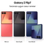 Samsung Galaxy Z Flip7 256 GB 12 GB Ram (Samsung Türkiye Garantili) Gece Siyahı - Görsel 3