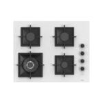 Ferre Steamart-Fryart Serisi Beyaz Set (SC406-WFA + QEP64CB +D078 ) - Döküm Izgara / 65 cm Ocak - Görsel 2