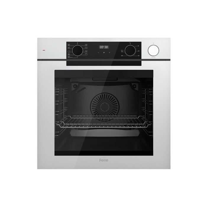 Ferre Steamart-Fryart Serisi Beyaz Set (SC406-WFA + QEP64CB +D078 ) - Döküm Izgara / 65 cm Ocak - Görsel 4