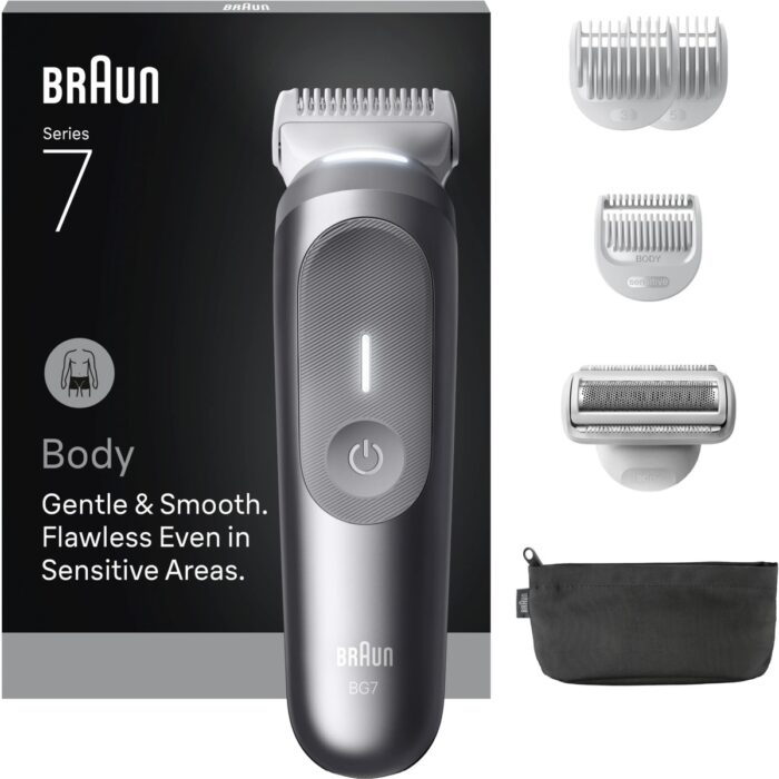 110001102711900.jpg Braun Vücut Tıraş Makinesi Series 7, +6 Aksesuar, Kompakt, Smartlight, BG7550 - Görsel 1