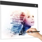 Monozone A3 LED Işıklı Çerçeve Çizim Tableti Dijital Grafik Sanat Animasyon Eskiz Çizim Kopyalama