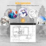 Monozone A3 LED Işıklı Çerçeve Çizim Tableti Dijital Grafik Sanat Animasyon Eskiz Çizim Kopyalama - Görsel 2