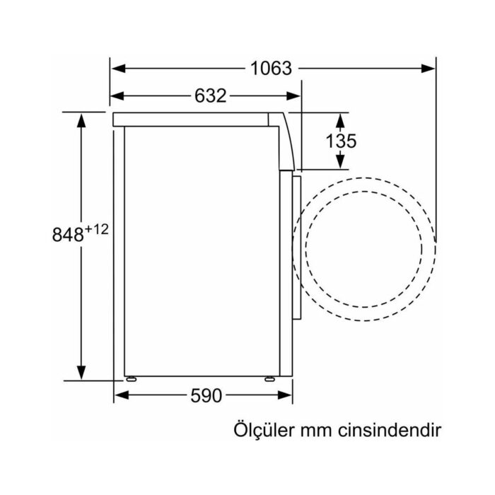 Siemens WG44K2Z0TR 9kg/1400 devir Beyaz Çamaşır Makinesi - Görsel 5