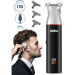 Sinbo Saç ve Sakal Tıraş Makinesi Hassas Çelik Bıçak LCD Ekran Şarjlı Siyah Hızlı Şarj Özellikli - Görsel 5