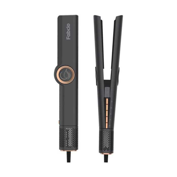 Fabcio Airflow Saç Düzleştirici Islak Kuru Kullanım 40 mm Seramik Plaka 80-140°C Hızlı Isınma - Görsel 2