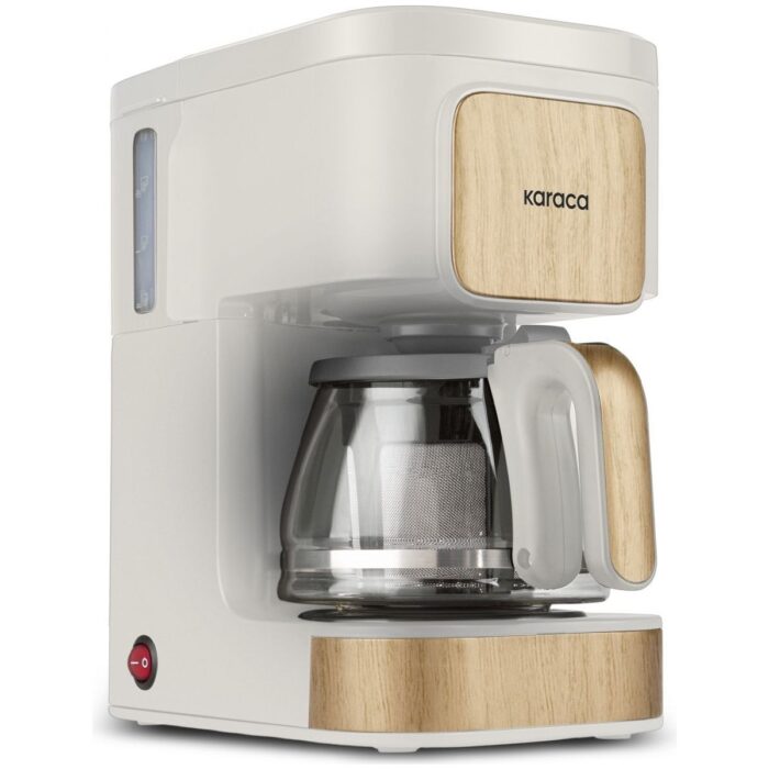 Karaca Just Coffee Aroma 2’si 1 Arada Filtre Kahve ve Çay Makinesi, 750 ml Cam Demlik, Çelik Filtre, 650 W, 5 Fincan Kapasiteli - Görsel 2