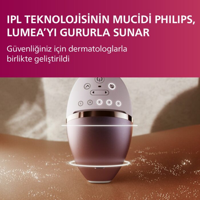 Philips BRI940/00 Lumea 450.000 ATIM Lazer Epilasyon IPL Tüy Alma Cihazı,ÇantaHEDİYELİ,Ekstra Uzun Kablo - Görsel 3
