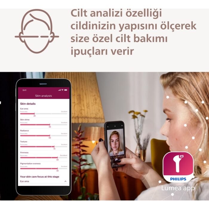 Philips Lumea BRI953/01 IPL Lazer Epilasyon Cihazı  – 450.000 Atım, 3 Başlık, Kablolu/Kablosuz - Görsel 3