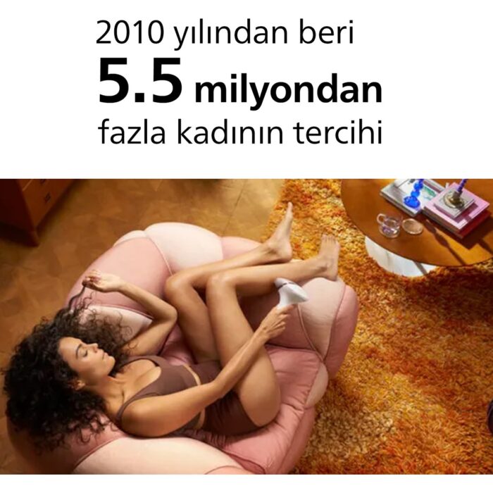 Philips Lumea BRI950/00 Lumea Lazer Epilasyon IPL Tüy Alma Cihazı Yüz+Vücut+Hassas Bölge Kullanımı,Kablolu/Kablosuz Kullanım - Görsel 4