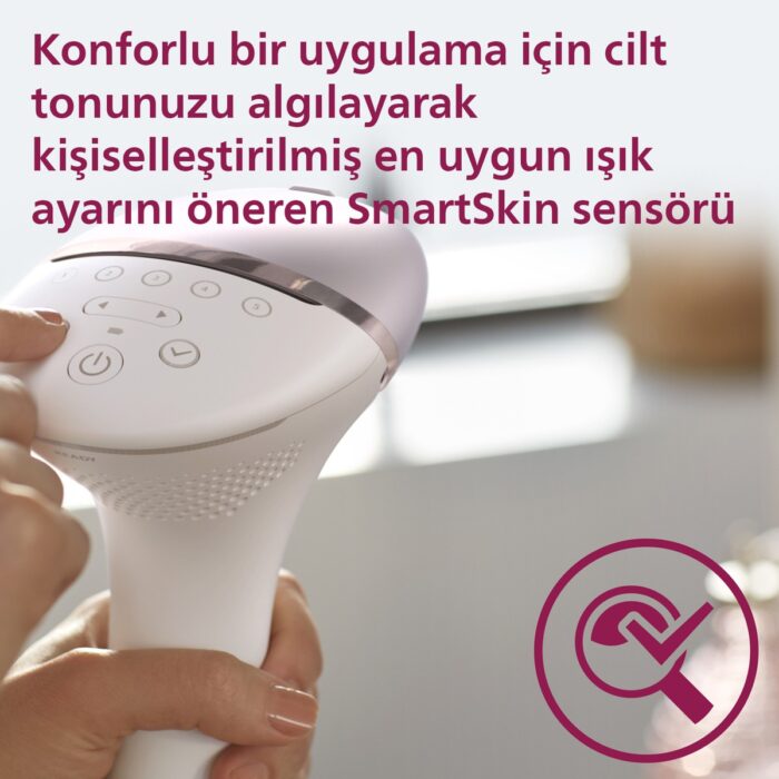Philips Lumea BRI950/00 Lumea Lazer Epilasyon IPL Tüy Alma Cihazı Yüz+Vücut+Hassas Bölge Kullanımı,Kablolu/Kablosuz Kullanım - Görsel 5