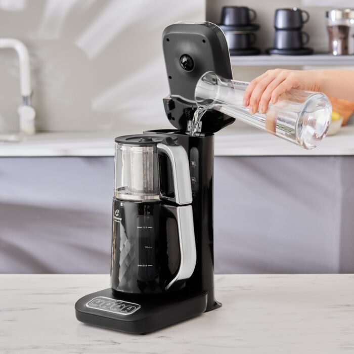 Karaca Robotea Pro Quartz 4 in 1 Konuşan Çay Makinesi Black Chrome - Görsel 2