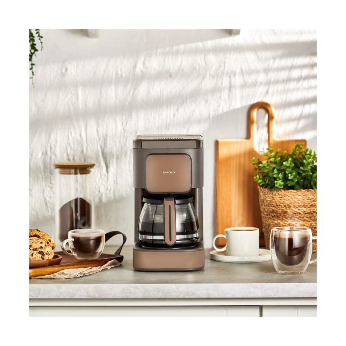 110001118014436.jpg Karaca Just Coffee Aroma 2 In1 Filtre Kahve Makinesi Walnut Brown 153.09.01.8085 - Görsel 1