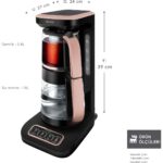 Karaca Robotea Pro Connect 4 in 1 Konuşan Cam Çay Makinesi Rosegold - Görsel 2