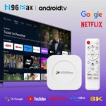 H96max M1plus 8k Android 14.0 Tv Box 4gb+32gb Medya Oynatıcı Air Mouse Wifi6 Bt 5.4 Ethernet Sesli Komut Rk3528 Cpu - Görsel 2
