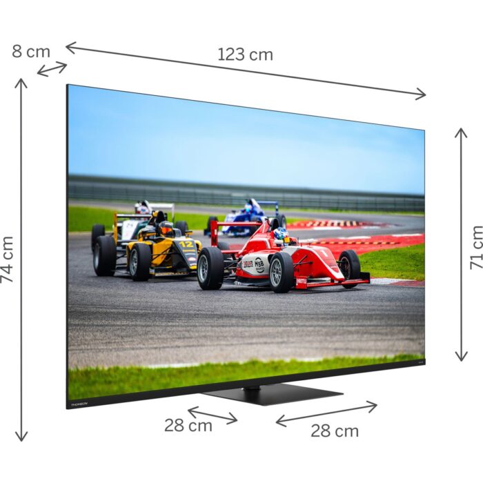 THOMSON 55QG7C14 55” 139 Ekran Uydu Alıcılı 4K Ultra HD Google Smart QLED Pro TV - Görsel 2