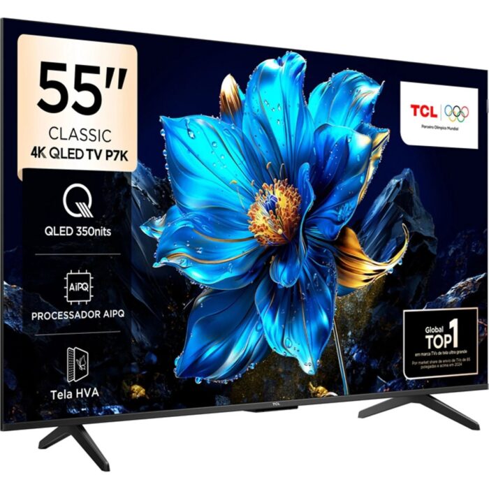 TCL 55P7K 55'' 139 Ekran Uydu Alıcılı 4K Ultra HD QLED Google TV - Görsel 2