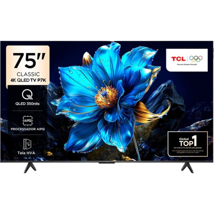 TCL 75P7K 75" 190 Ekran Uydu Alıcılı 4K Ultra HD QLED Google TV - Görsel 1