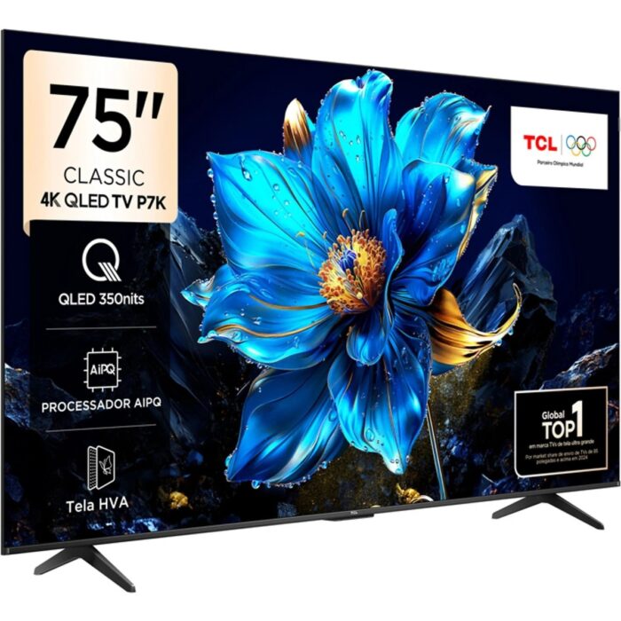 TCL 75P7K 75" 190 Ekran Uydu Alıcılı 4K Ultra HD QLED Google TV - Görsel 2