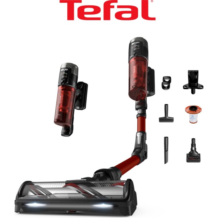 Tefal TY9A73WO X-Force Flex 13.60 Animal Care 150 Air Watt Kablosuz Şarjlı Dikey Süpürge - Görsel 1