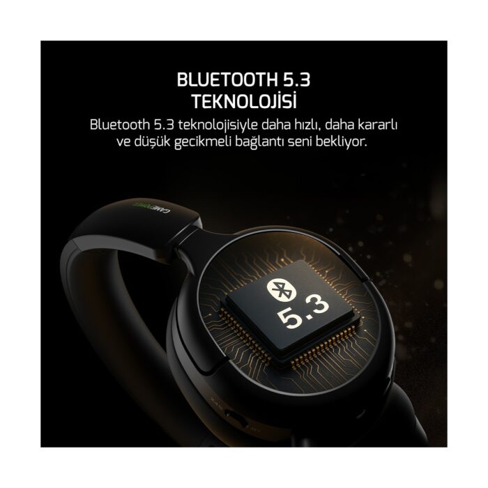 Gamepower Aero Ultra Siyah Triple Mode (Kablosuz/Bluetooth/2.4G) Gaming (Oyuncu) Kulaklık - Görsel 4