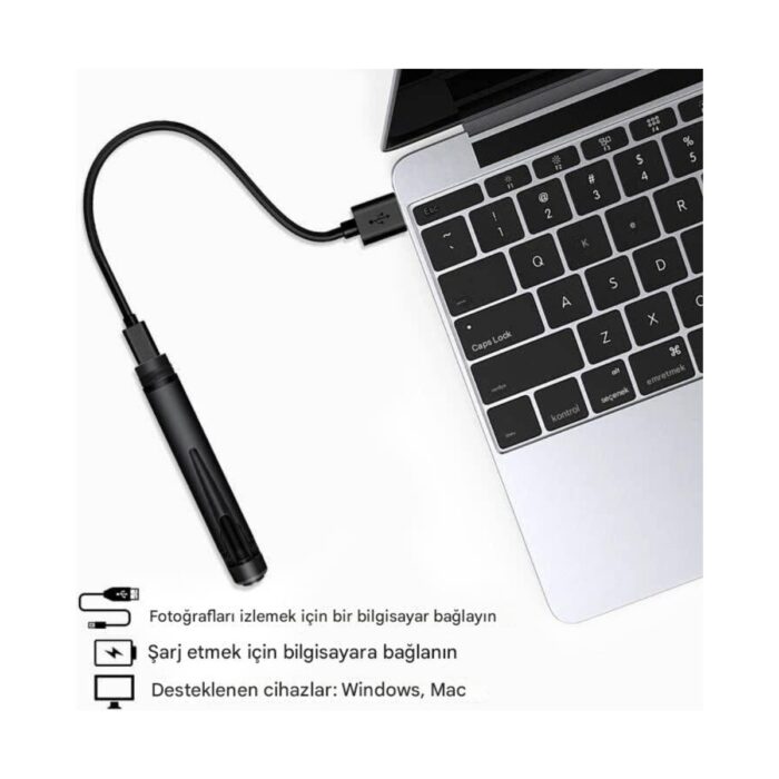 UltraTekno W29 Tükenmez Kalem Şeklinde Video Kamera + 32GB Hafıza Kartı I Tek Şarj ile 75 Dakika Kayıt - Görsel 3