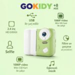 Gokidy Anında Baskı Yapabilen Dijital Çocuk Kamerası – 1080P, Hd Ekran, Selfie ve Müzik Özellikli - Görsel 4