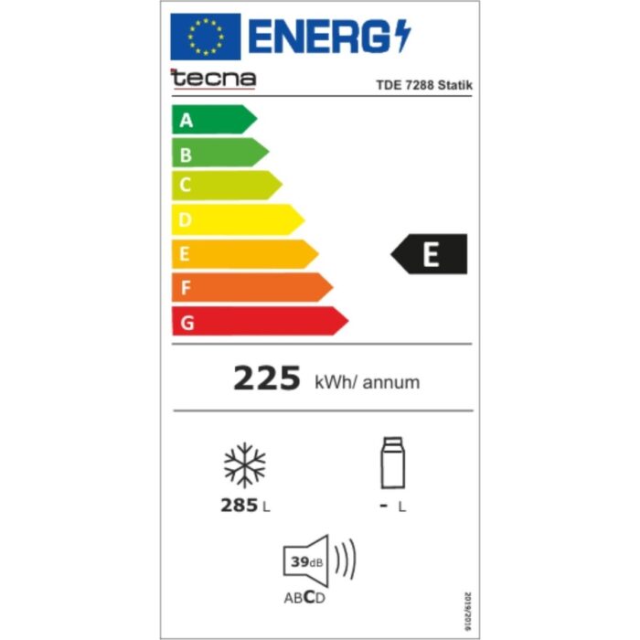 Tecna Tde 7288 Statik Dikey Derin Dondurucu Beyaz - Görsel 3