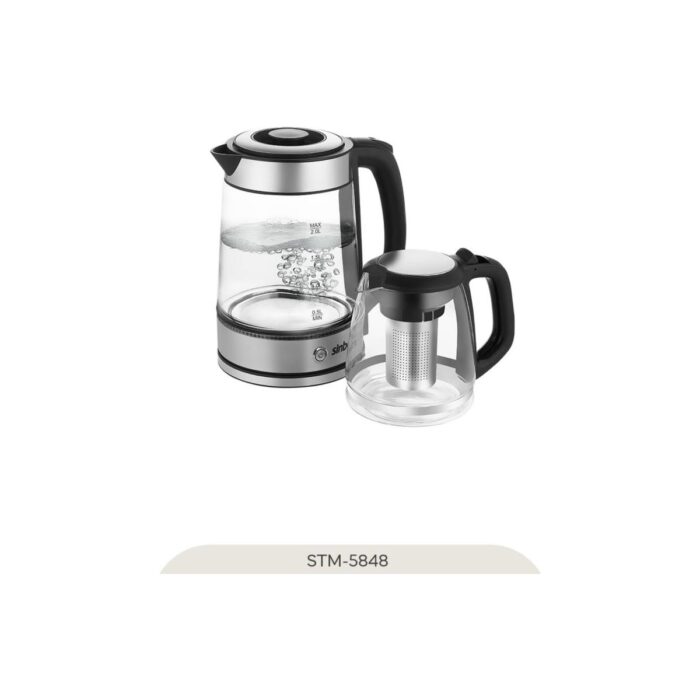 Sinbo 1500 W Elektrikli Cam Çay Makinesi- STM-5848 - Görsel 3