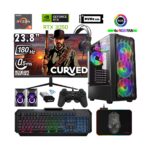 Xaser Armor X100 Ryzen 5 5500 16GB Ram 512GB M.2 Nvme SSD RTX3050 24" 180Hz Masaüstü Oyuncu Bilgisayarı