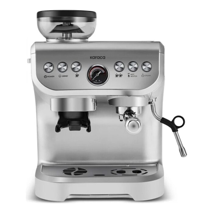 Karaca Coffee Art Barista Kahve Öğütücülü, Süt Köpürtücülü, 15 Bar Basınçlı Espresso, Latte, Cappuccino, Americano Makinesi 2 Lt - Görsel 1