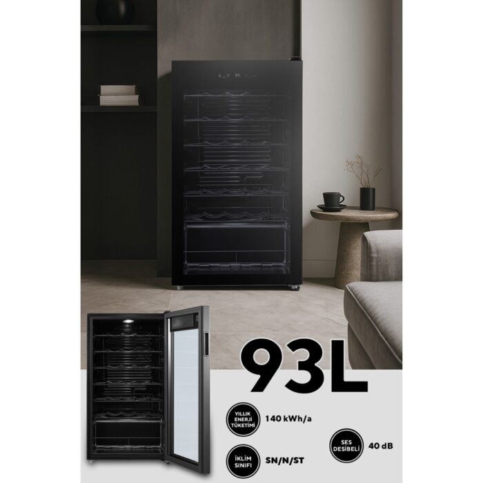 Kumtel 93L Içecek Soğutucu Minibar Hmb-93 - Görsel 2