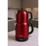 Awox Fresco 2'si 1 Arada Paslanmaz Çelik Çay Makinesi & Su Isıtıcı kettle