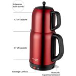 Awox Fresco 2'si 1 Arada Paslanmaz Çelik Çay Makinesi & Su Isıtıcı kettle - Görsel 2