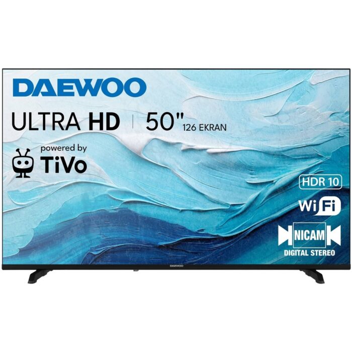 110001131121621.jpg Daewoo 50T01900 50'' 126 Ekran Uydu Alıcılı 4K Ultra HD Smart TİVo LED TV - Görsel 1