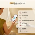 Roborock Q8 Akıllı Robot Süpürge 8000 Pa Emiş Gücü Uygulama Kontrolü ile Düz Zemin İçin - Görsel 3