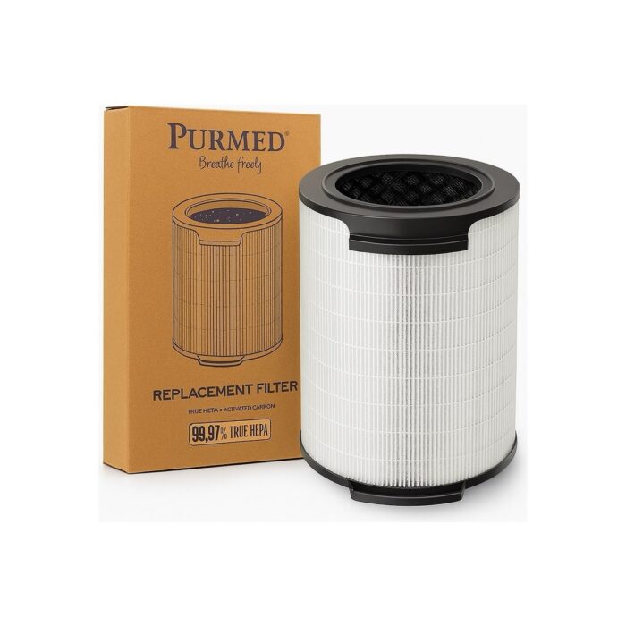 110001132087312.jpg Purmed Philips 8000 Serisi Amf870 Ve Amf765 Hava Temizleyici Uyumlu - Fym860/30 Hepa + Karbon Filtre - Görsel 1