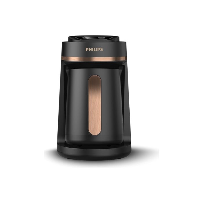 Philips HDA150/60 5000 Serisi Türk Kahvesi Makinesi, Közde Türk Kahvesi Pişirme Fonksiyonu, Kullanımı Kolay Dokunmatik Tuşlar Siyah & Bakır, - Görsel 1