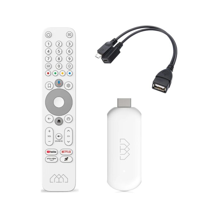 Homatics 4K Tv Stick Premium (Numerik Kumanda + Y Otg Kablo) - Görsel 1