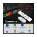 Homatics 4K Tv Stick Premium (Numerik Kumanda + Y Otg Kablo) - Görsel 2