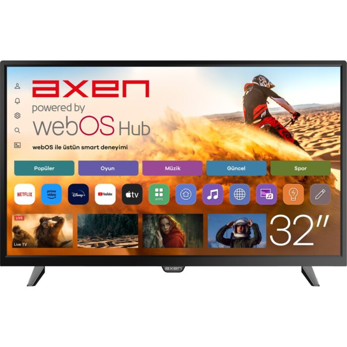 110001133503199.jpg Axen AX32DAL540 32" 81 Ekran Uydu Alıcılı HD Ready Smart LED TV - Görsel 1