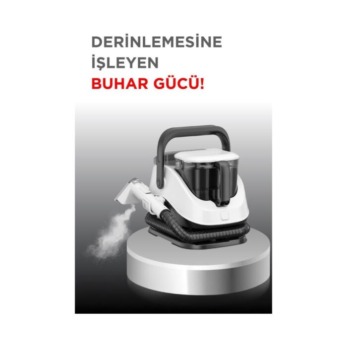 Torima Tcc-01 Siyah Buharlı Koltuk ve Halı Yıkama Makinesi Leke Çıkartma Makinesi - Görsel 3