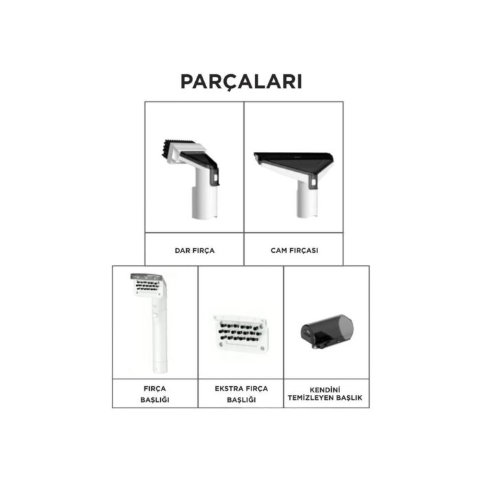 Torima Tcc-01 Siyah Buharlı Koltuk ve Halı Yıkama Makinesi Leke Çıkartma Makinesi - Görsel 5